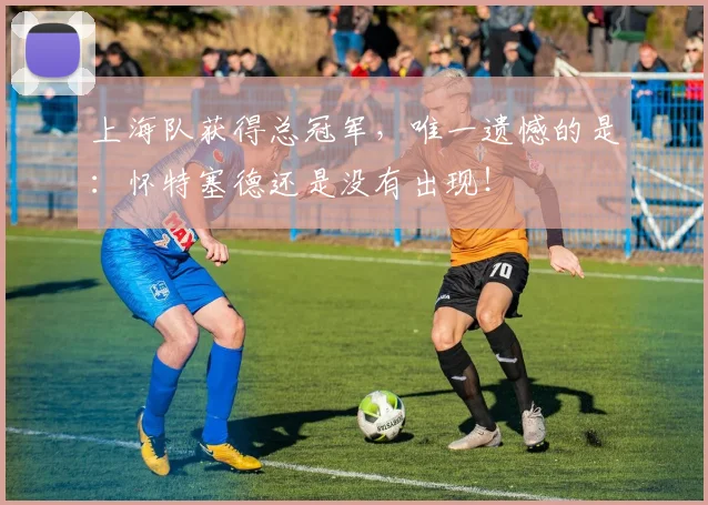 上海队获得总冠军,唯一遗憾的是:怀特塞德还是没有出现!